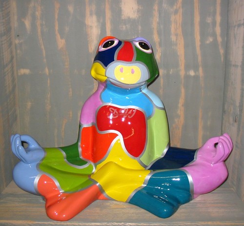 Yoga frosch relax kunst - yoga,