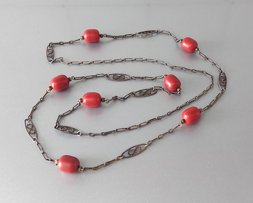 Art deco halskette germany - halskette,