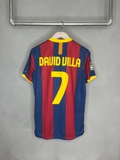 FC Barcelona • DAVID VILLA • 2010/2011 • Heim Trikot • M