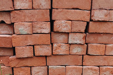 Backsteine, Ziegelsteine, Klinkersteine, 300 Stück, 22x10x6,5cm