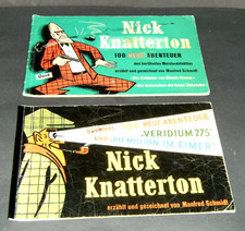 2x Nick Knatterton Hefte -  100 neue Abenteuer -1952 und 1957 jeweils  1. Aufl.