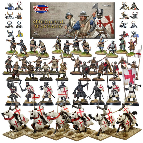Mittelalterliche kriegsbande - mittelalterliche,