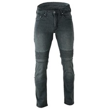 Herren Motorrad Hose Grau