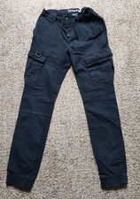 Kinder Hose Gr. 158 Jogpants Jogger  Cargohose schwarz