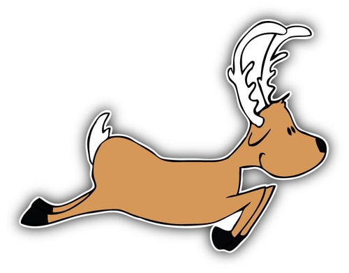 Autoaufkleber hirsch toon - autoaufkleber,