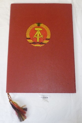 Ddr urkunde bester meister des - urkunde,