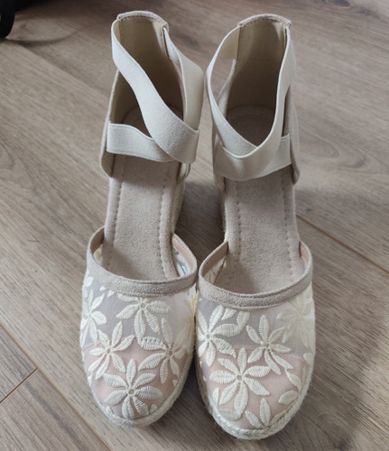 Damen pumps keilabsatz - damen, beige