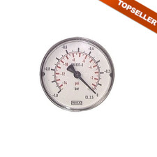 Vakuummeter waagerecht /