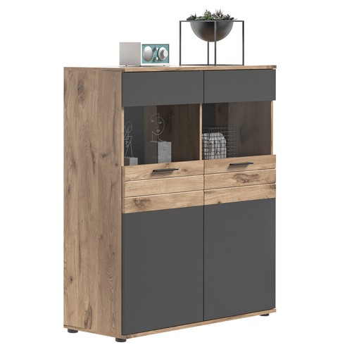Standvitrine mason nox oak - mason,