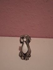 Deko Katze grau/braun mit