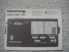 Bedienungsanleitung/ Schaltbild von Grundig Yacht Boy, Clock Boy, Micro Boy, WKC