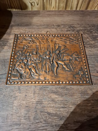 Wandbild mit wirtshaus - wandbild,