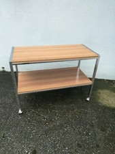 Phonowagen TV  70er Phonoschrank Teewagen Beistelltisch Chrom Midcentury Vintage