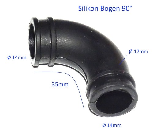 Reely 14mm luftfilter - reely, silikon