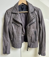 MARCCAIN Lederjacke Bikerstyle