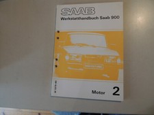 Werkstatthandbuch Motor Saab 900 / Turbo 1979 bis 1980 Reparaturanleitung