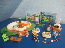 9422 9272 Swimming Pool Garten Grill Party zu 9266 4279 Wohnhaus Playmobil 7307