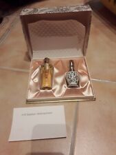Vintage 70er Coty Cordon Eau de Cologne - seltenes Set mit Porzellanzersteuber 