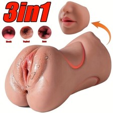 Male Masturbator 3in1