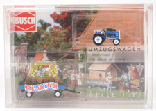 Busch H0 50001 Umzugswagen Oktoberfest mit Traktor - Unbespielt - ZY6402