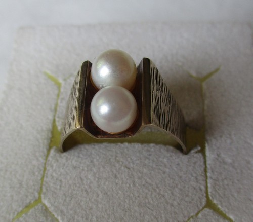 Eleganter 333er gold ring mit - gold,
