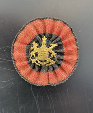 Württemb. Rosette - mit Wappen aus Metall - um 1900