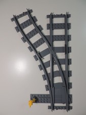 Lego City Eisenbahn Weichen, Links, 53407, Gebraucht