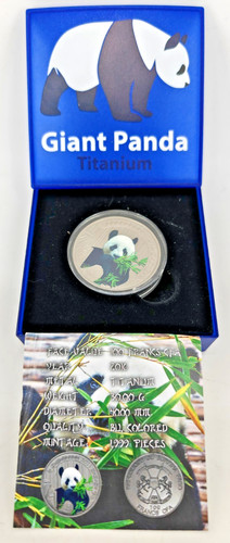 Gedenk münze giant - giant, panda