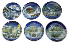 6 Teller Weihnachten Royal