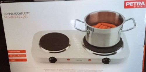 Elektrische doppelkochplatte - elektrische,