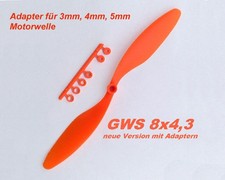 Propeller für Shockflyer Slowflyer Parkflyer GWS 8x4.3