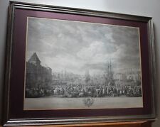 GROSSER gerahmter antiker