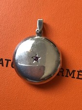 Antik Silber 800 Biedermeier Anhänger Medaillon