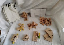 Geduldsspiele aus Holz - 8 Stück - Kids & Erwachs. - knifflig :)