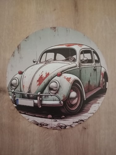 Blechschild käfer 20cm - blechschild, vw