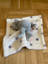 Kik Ergee Elefant grau weiß Schmusetuch Schnuffeltuch Kuscheltuch sehr gut #8