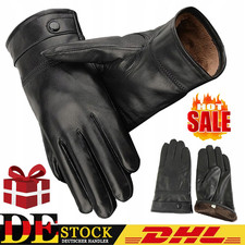 Bundeswehr Lederhandschuhe original schwar BW Handschuhe Armee Leder Touchscreen