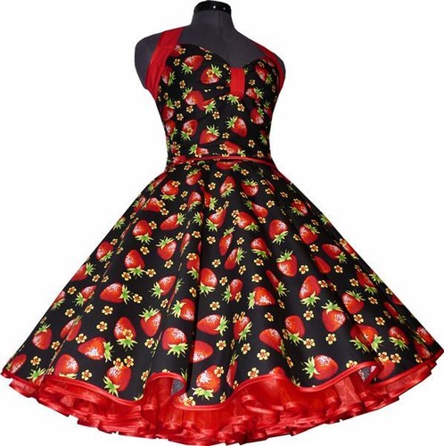 Tanzkleid der 50er petticoat - tanzkleid,