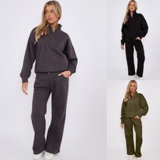 Damen Halb Reißverschluss