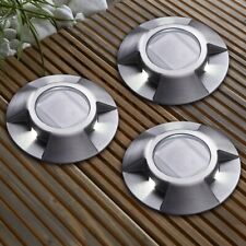 3er Set Solar-Bodeneinbauleuchte SEL08 B-Ware