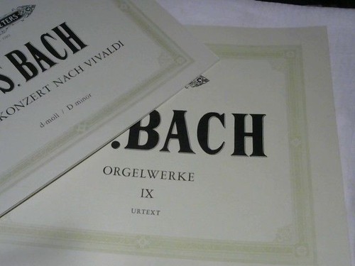 Orgelwerke urtext band - orgelwerke,
