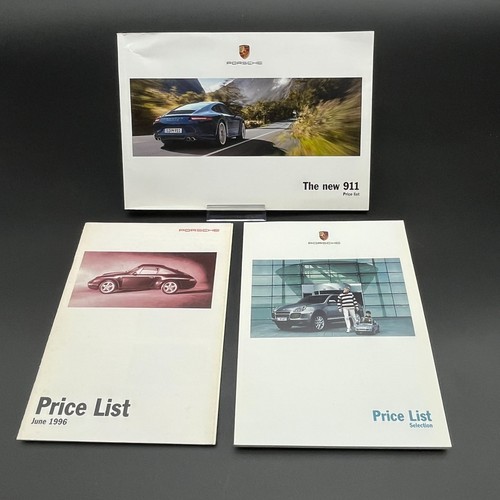 Porsche preislisten 1996 - 3x,