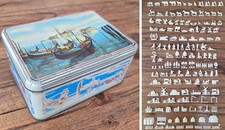 140 Stück Margarine Figuren +Original Blechdose Fri-Homa Eigelb Vintage Konvolut