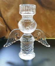 Rosenthal : Lumina Kerzenständer - Engel - aus Glas, B. Wiinblad