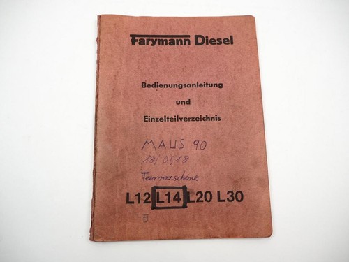 Orig farymann diesel 12 - farymann, l