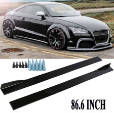 86,6" Glanz Schwarz Sideskirts
