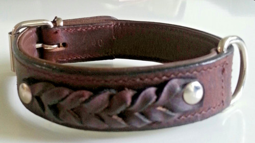 Leder halsband braun weiches - leder-halsband,