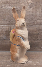 Schöner alter Pappmache Osterhase um 1900