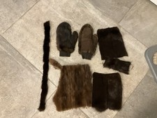 Rest Nerz Stückchen Echt Fell