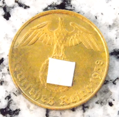 Reichspfennig 1938 messing - reichspfennig,